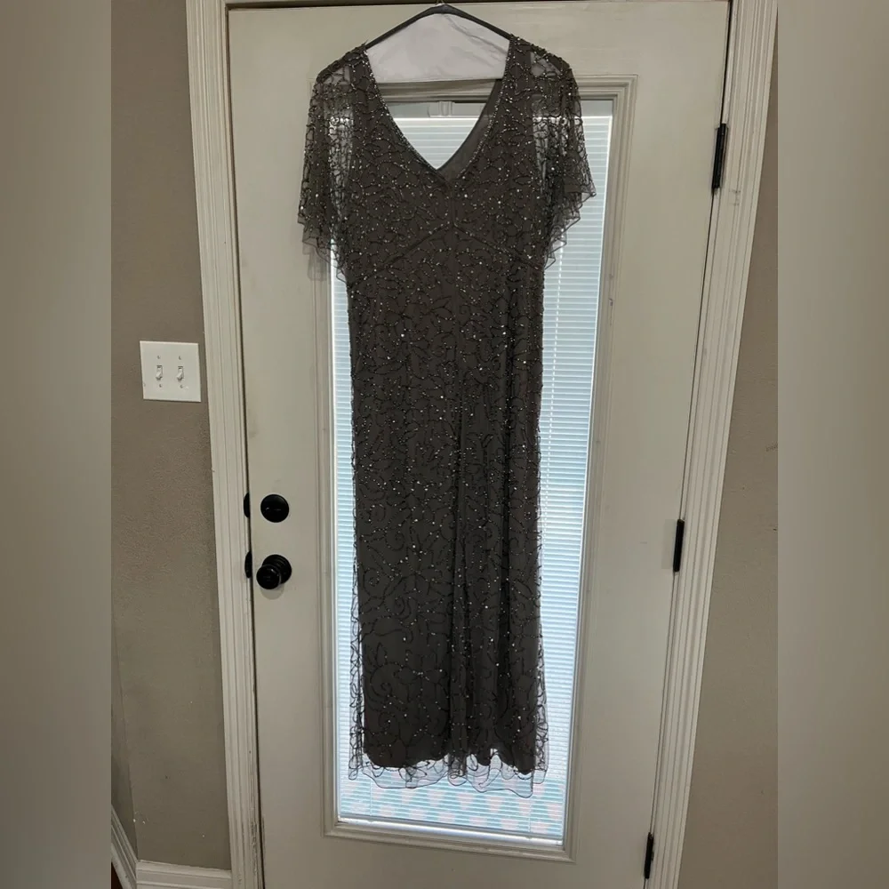 J Kara Beaded Evening Dress - Picture 2 of 5
